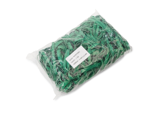 Gumka recepturka zielona  90x9mm, 1kg