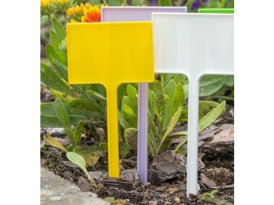 Tabliczka do roślin 6x4cm wysokość 12cm zielona 100 sztuk