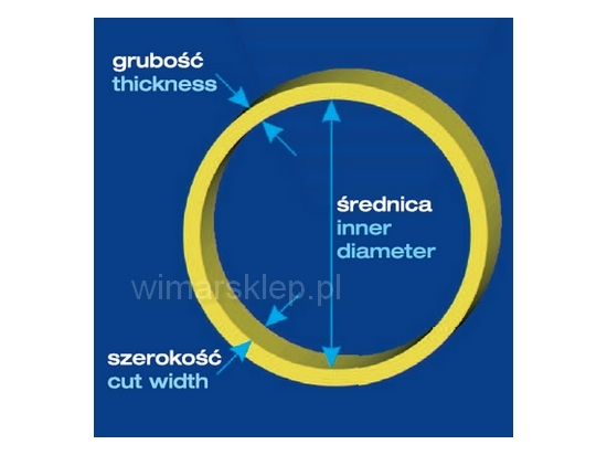 Gumka recepturka średnica 80mm x szerokość 6mm, zielona 1kg