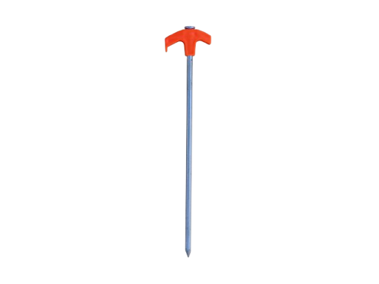 SZPILKA MOCUJĄCA, do flizu, namiotów, kołek 30cm, Wkręcana, z hakiem plastikowym,
