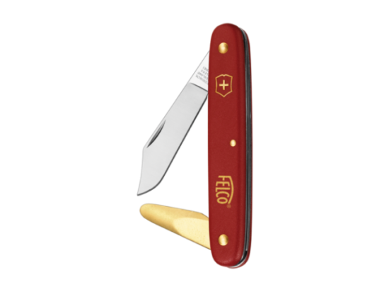 Nóż do okulizacji z chowaną mosiężną szpatułką - 3.91 10 felco victorinox