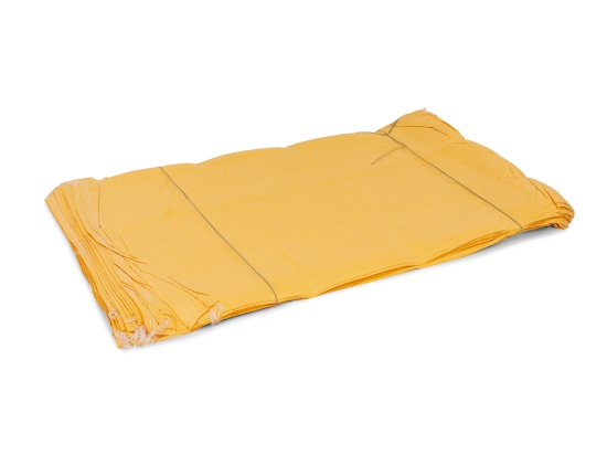 Worek 65x105cm żółty, na 50kg, zbożowy, 100sztuk