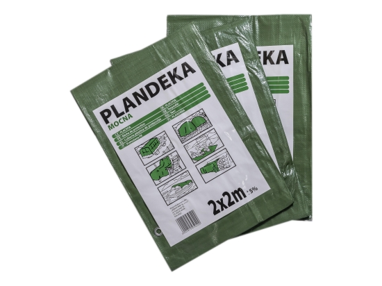 Plandeka mocna, zielona 110g/m2
