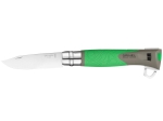 Nóż OPINEL Explore Zielony N. 12 + chwytak do usuwania kleszczy