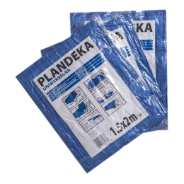 Plandeka uniwersalna, lekka 55g/m2 niebieska